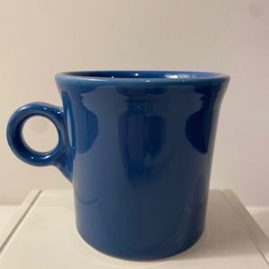 Fiesta Peacock Blue Ring Handle Handle Mug - Excellent Condition